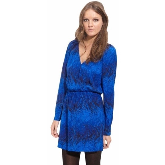 Rory Becca Silk Blue Cocktail Dress - Picture 8 of 8